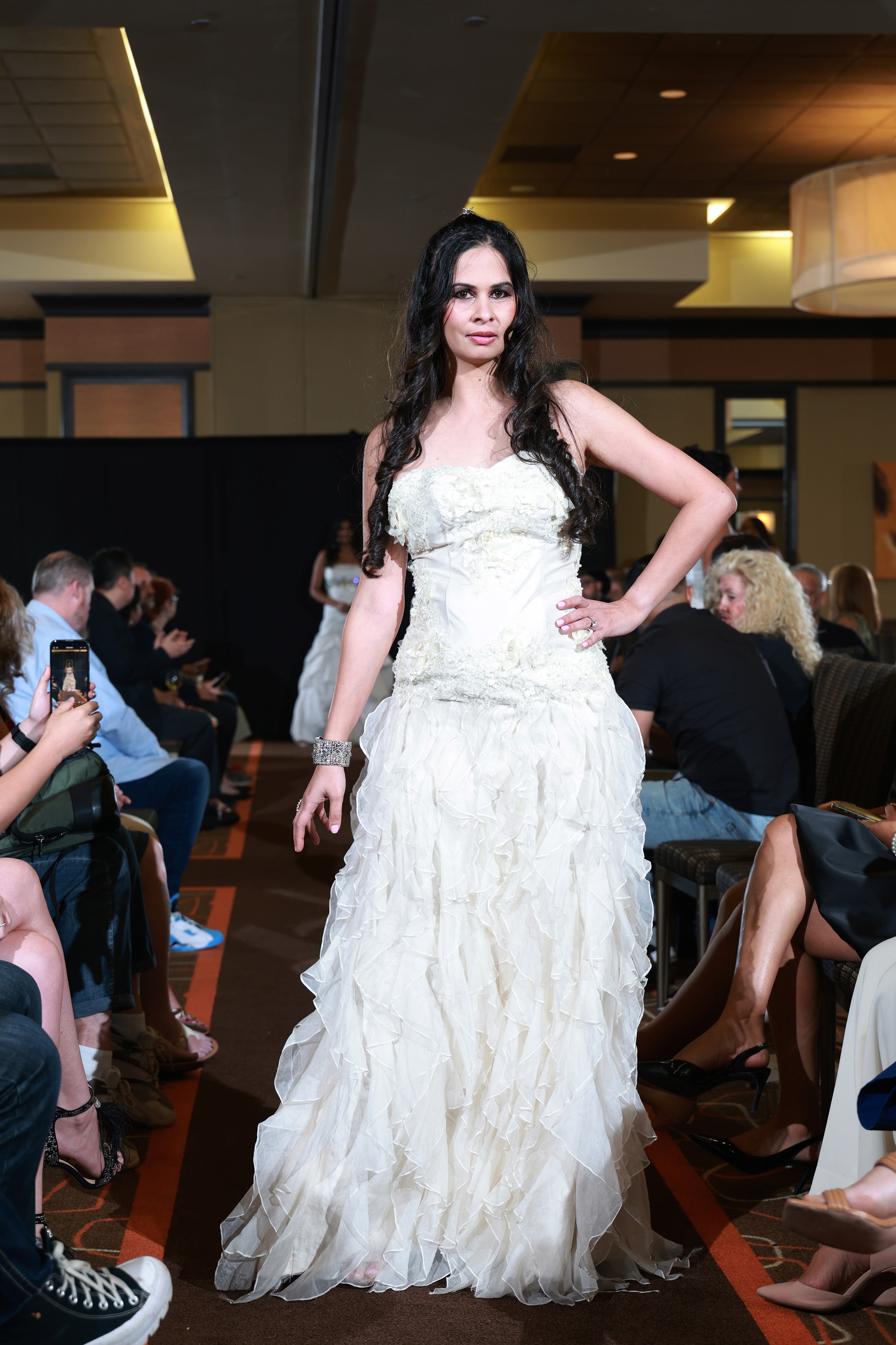 1: Ripple wedding gown