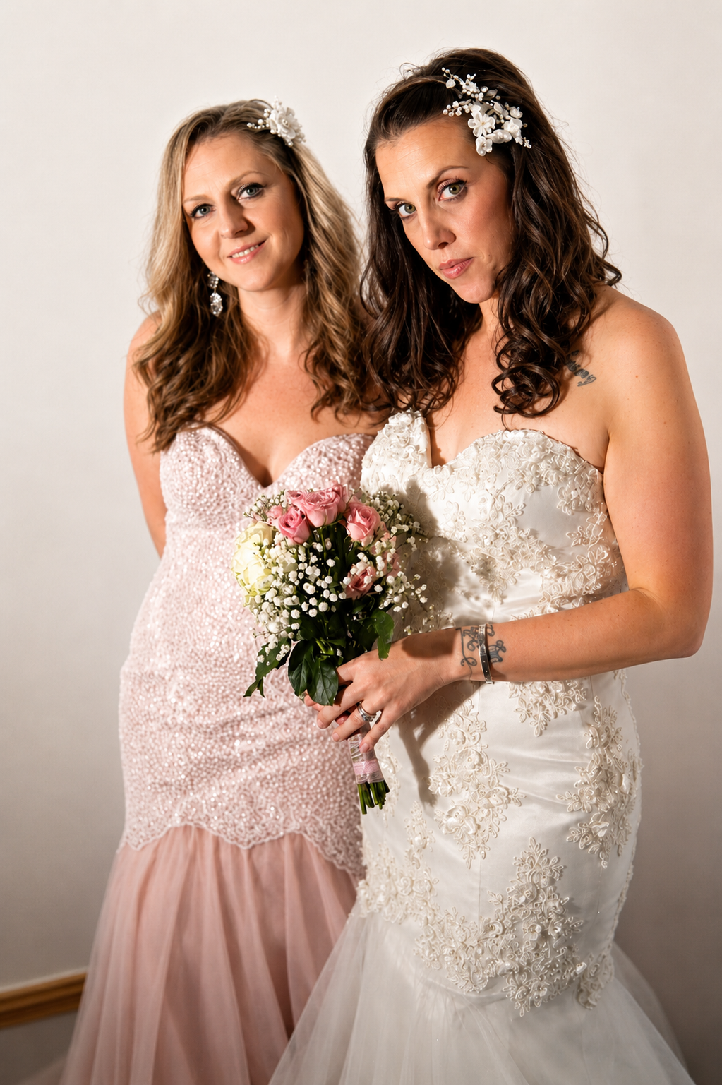 1: Mermaid wedding gown