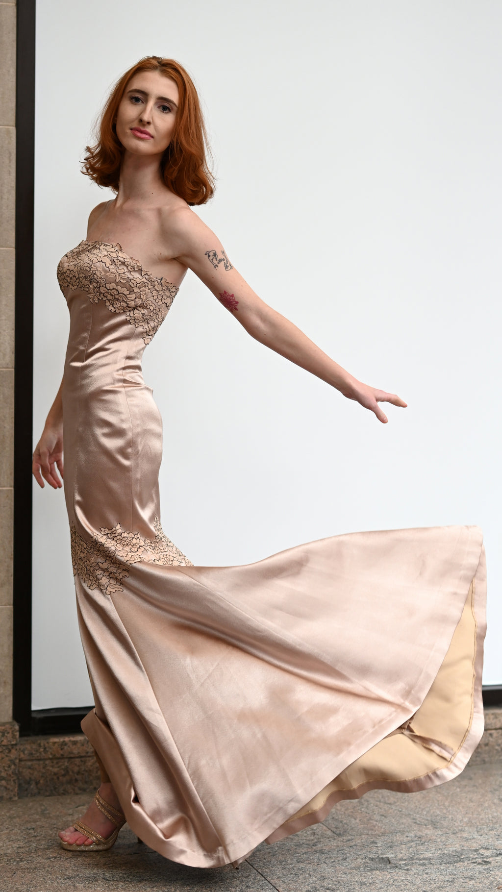 2: Crush gown red and gold
