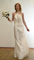 1: Halter wedding gown
